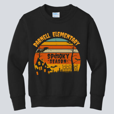 Youth Crewneck - Fall - Haunted House  Thumbnail