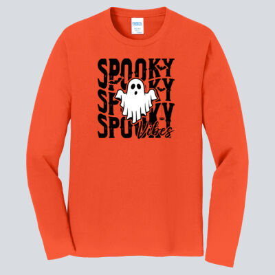 Adult Long Sleeve Shirt - Fall - Spooky Vibes Thumbnail