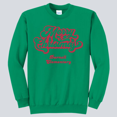 Adult Crewneck - Winter Holidays - Merry Christmas - Red Thumbnail