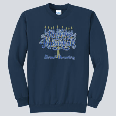 Adult Crewneck - Winter Holidays - Happy Hanukkah Thumbnail