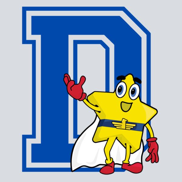 D with Star - Blue Thumbnail